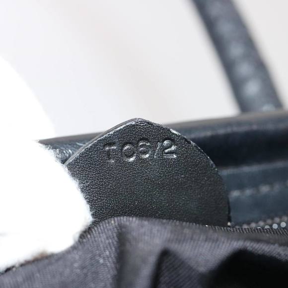 CELINE Shoulder Bag Nylon Black Auth 76411 - Picture 12 of 16
